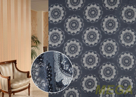 Ткани портьерные Рельеф Жаккард HXN HXC312-0003/280 P Jak