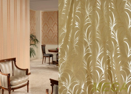 Ткани портьерные Однотон Жаккард ERT AND104-08/280 P Jak