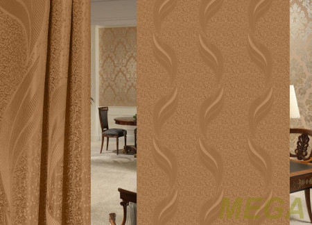 Ткани портьерные Однотон Жаккард ZG 208-33/100