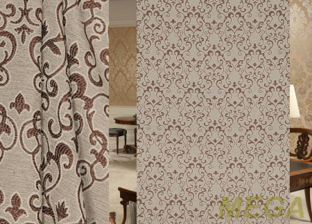 Ткани портьерные Жаккард Ткани Портьерные LI 1719-18/150 P