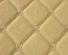 Ткань обивочная для автомобильных чехлов шир 150см (№7 (черный + 148 красный)) (№5 (277 тем.бежевый + 278 бежевый)