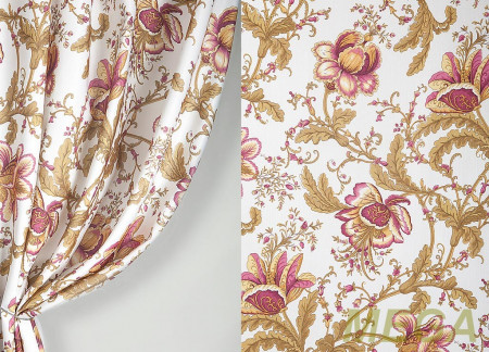 Ткани портьерные Печать Сатен ERT YQ1099-5/280 P Pech