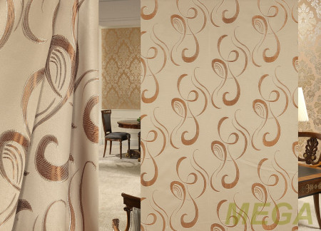 Ткани портьерные Рельеф Жаккард HTRS9-148/150 P Jak