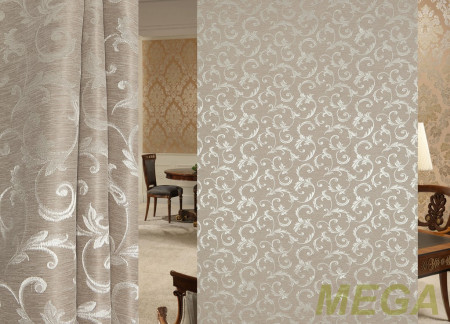 Ткани портьерные Однотон Жаккард ERT AND1330-6/150 P Jak