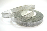 Лента металлизированная декоративная &quot;люрекс&quot; 12мм (уп.250ярд(10рулл*25ярд)