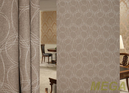 Ткани портьерные Печать Блэкаут HNY FPF1001-HT621-03/280 BlPech