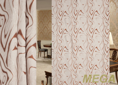 Ткани портьерные Рельеф Жаккард ZG 1002-01/150