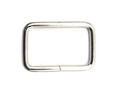 Рамка металл  длина 25мм высота 16мм (металл 2.6мм)(уп.1000шт)