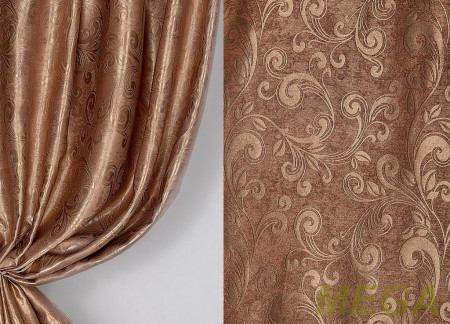 Ткани портьерные Жаккард Блэкаут HNY BK6046-103/280 Bl