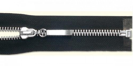 Молния металл никель Т-8 1 замок Разъемная 85см в Курске