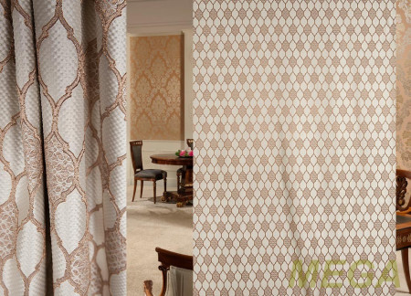 Ткани портьерные Многоцвет Жаккард KDY KW112-3/280 PJac