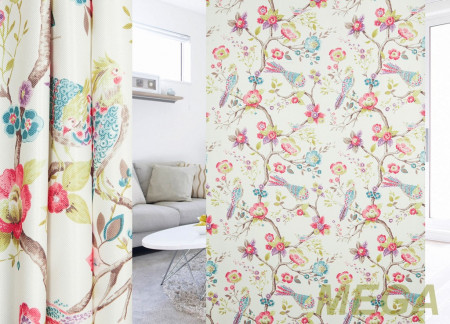 Ткани портьерные Печать Сатен ERT MS5018-1/280 P Pech