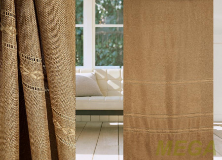 Ткани портьерные Однотон Лен JL LJ6031-8/280 L