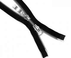 Молния металл Т-8 2 замка 80см (100шт) никель