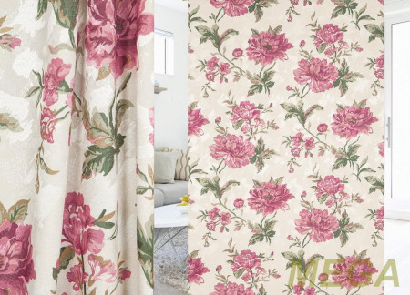 Ткани портьерные Печать Жаккард GL PP1060B-1/150 P Pech