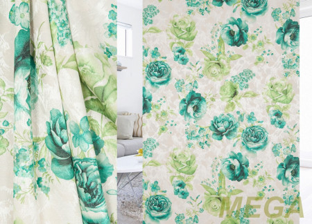 Ткани портьерные Печать Жаккард GL PP1082-1/150 P Pech