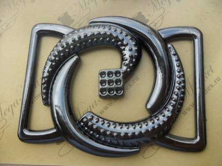 Пряжка металлизированная "ММ" в Курске