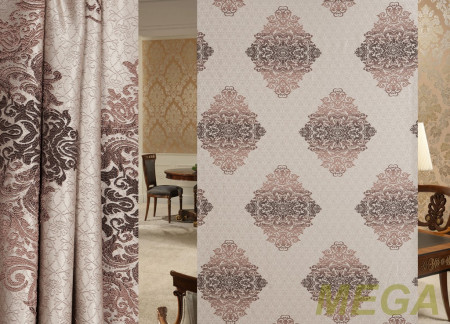 Ткани портьерные Многоцвет Жаккард GL 6001A-8/280 PJac