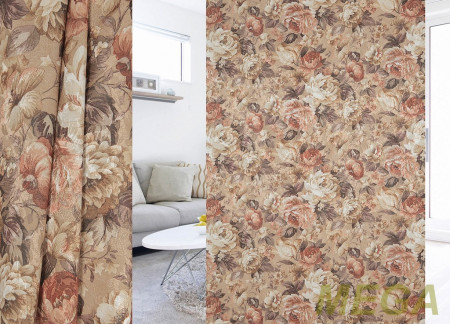 Ткани портьерные Печать Жаккард GL PP1105-2/150 P Pech