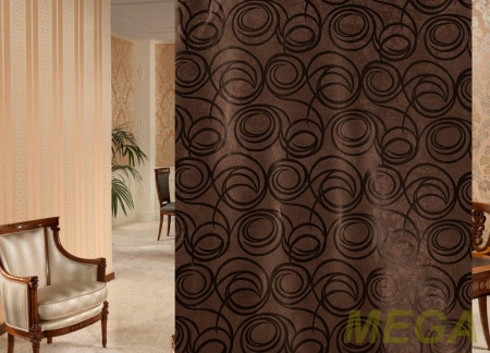 Ткани портьерные Жаккард Блэкаут HH GD1623-9/280 Bl Jac