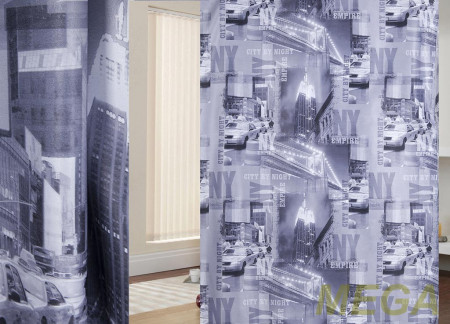 Ткани портьерные Печать Сатен ERT ST1083-1/280 P Pech