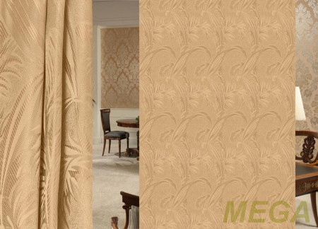 Ткани портьерные Однотон Жаккард ZG 225-12/100