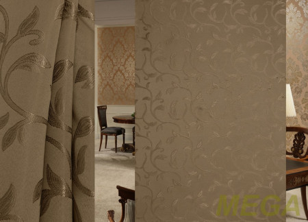 Ткани портьерные Однотон Жаккард HT5030-3007-2/150 P Jak