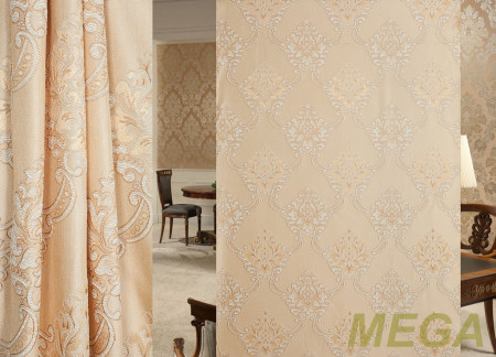 Ткани портьерные Однотон Жаккард HXN A0683-1/280 P Jak