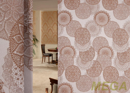 Ткани портьерные Рельеф Жаккард HM 15086-08/145 PJak