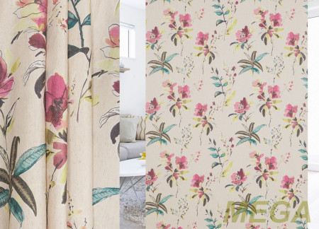 Ткани портьерные Печать Сатен HH ZXY2794-01/280 P Pech