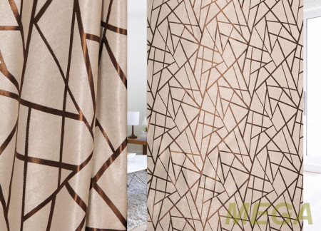 Ткани портьерные Жаккард Блэкаут JL BKJ-1029-23/280 Bl