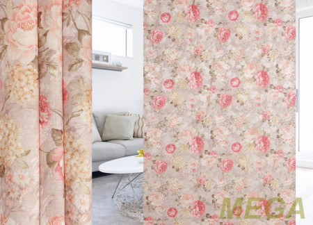 Ткани портьерные Печать Жаккард ERT DP5092-4/150 P Pech