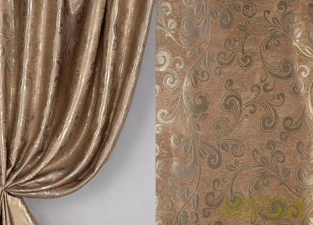 Ткани портьерные Жаккард Блэкаут HNY BK6046-105/280 Bl