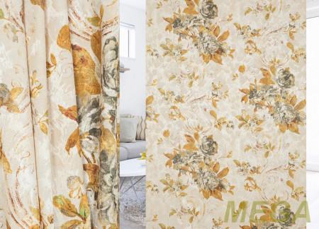 Ткани портьерные Печать Жаккард GL PP1085-1/150 P Pech