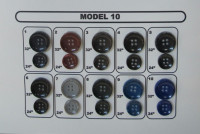 Пуговицы костюмные модель №10 24L-15мм(уп.1000шт)