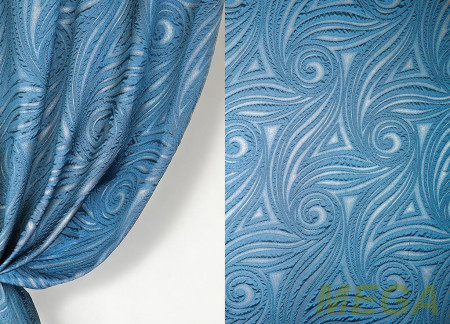 Ткани портьерные Многоцвет Жаккард RM R-3077-col.023/290 P