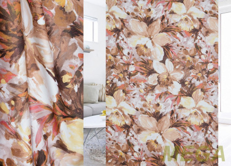 Ткани портьерные Печать Блэкаут TC PDX80132-1/280 BlPech