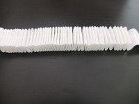 Шторная тесьма 25мм №251 матовая равномерная,2 нитки (кор.30шт по 100 метр)