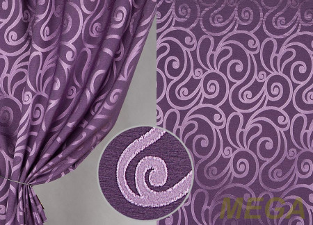 Ткани портьерные Однотон Жаккард AR VIOLET 009-12003/150 P