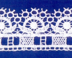 Кружево № 40034 шир 40мм(уп.9м)