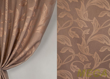 Ткани портьерные Однотон Жаккард LL KAPE 87 V01-H0847/280 P