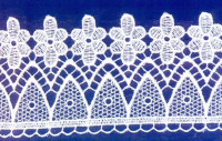 Кружево № 8005413 шир 80мм(уп.9м)