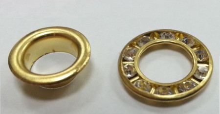 Люверсы со стразами 12мм в Курске