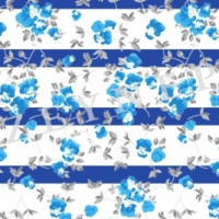 Полотно трикотажное Кулирка 30/1 набивная в рулоне  в Курске