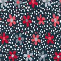 Полотно трикотажное Кулирка 30/1 набивная в рулоне  в Курске