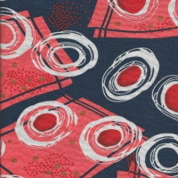 Полотно трикотажное Кулирка 30/1 набивная в рулоне  в Курске