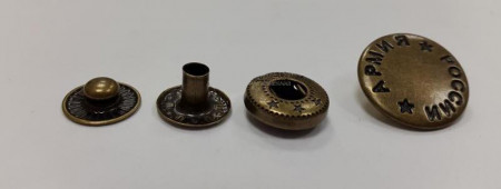 Кнопка с вашим логотипом сталь в Курске