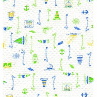 Полотно трикотажное Кулирка 30/1 набивная в рулоне  в Курске