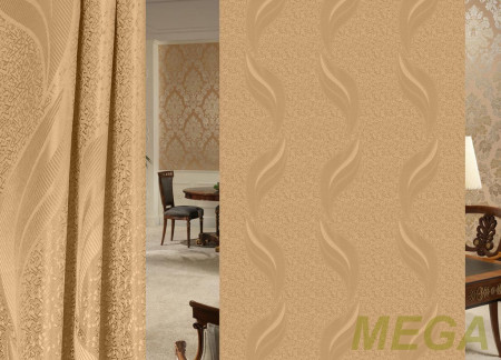 Ткани портьерные Однотон Жаккард GS 208-12/100