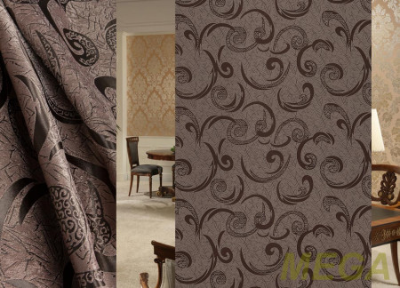 Ткани портьерные Жаккард Блэкаут ERT SBJ133-9/280 Bl